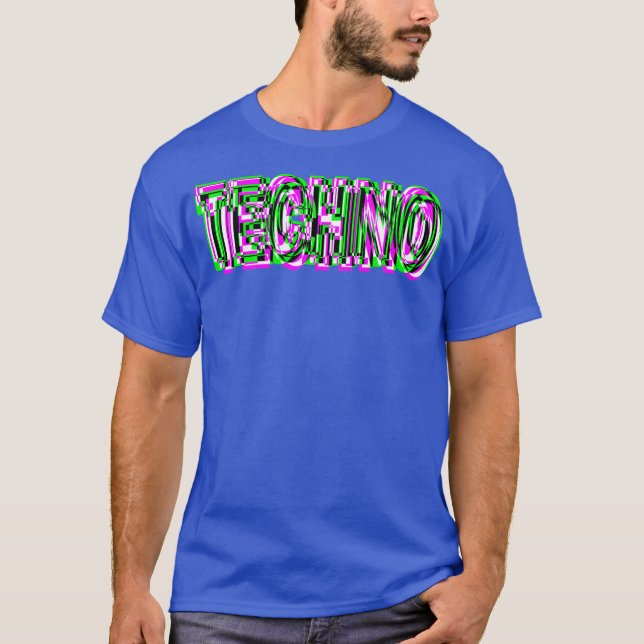 T-shirt TECHNO Shirt EDM Music Raver (Devant)