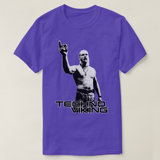 T-SHIRT TECHNO VIKING (Design devant)