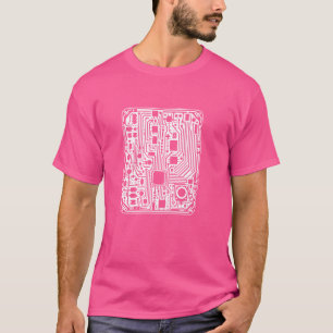 T-shirt Technologie. Circuit. Ordinateur