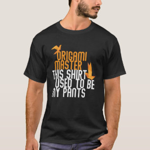 T-shirt Technologie de pliage du papier principal Origami