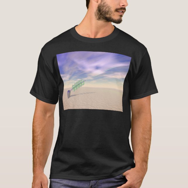 T-shirt Technologie laser verte (Devant)