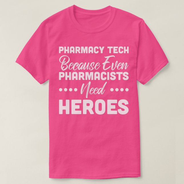 T-shirt Technologie Pharmaceutique Parce Que Même Le Pharm (Design devant)