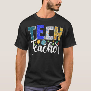 T-shirt Technologie Prof de Tech Informatique Retour À