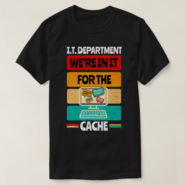 T-shirt Technologies de l'information Département informat (Design devant)