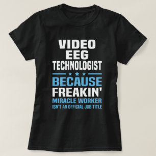 T-shirt Technologue de l'EEG vidéo