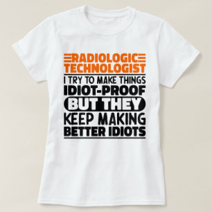 T-shirt Technologue Radiologique J'Essaie De Rendre Les Ch