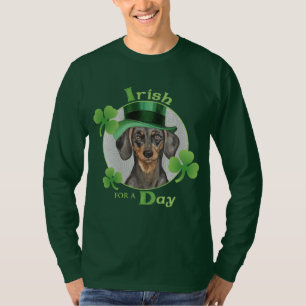 T-shirt Teckel du jour de St Patrick