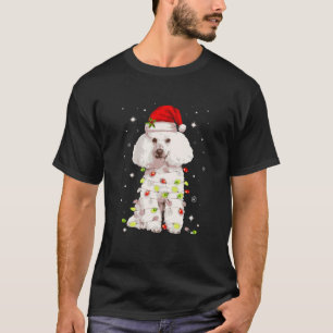 T-shirt Teckels enveloppé dans le chien de lumières de Noë