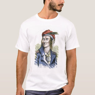 T-shirt Tecumseh (1768-1813) (gravure colorée)
