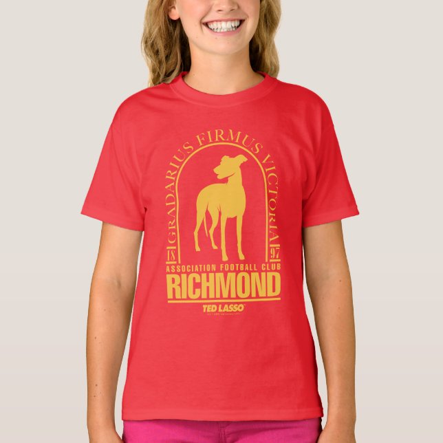 T-shirt Ted Lasso | AFC Richmond Gold Arched Logo (Devant)