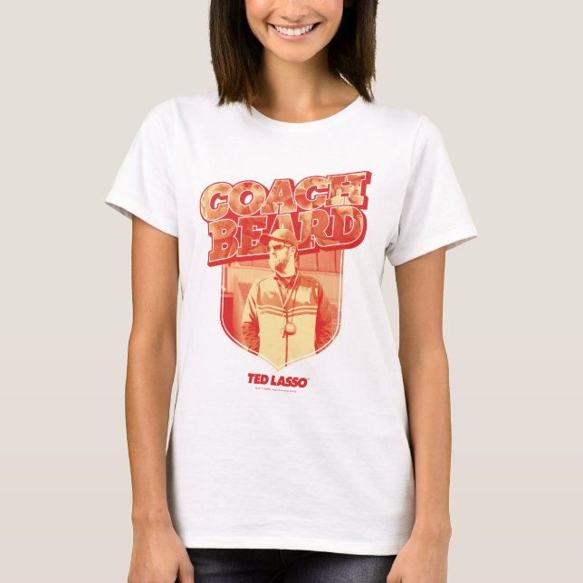 T-shirt Ted Lasso | Badge de la barbe de l'entraîneur (Devant)