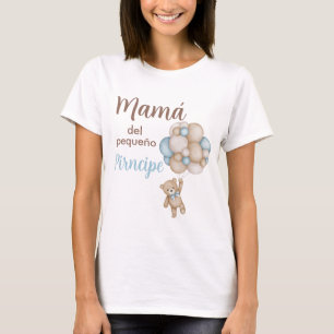 T-shirt Teddy Bear Espagnol Baby shower garçon