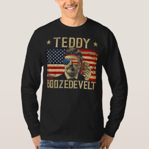 T-shirt Teddy Boozedevelt Theodore Roosevelt 4 juillet A