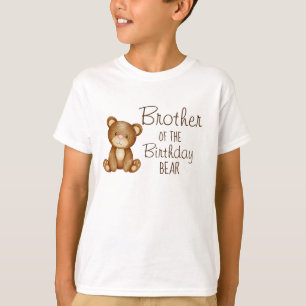 T-shirt Teddy ours anniversaire chemise de famille personn