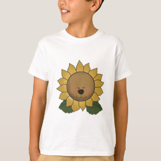 T-shirt Teddy Ours Face Tournesol