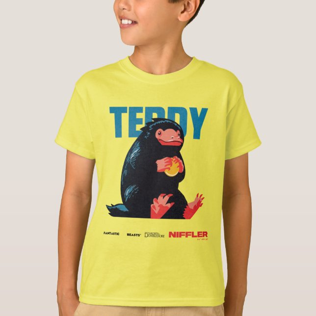 T-shirt Teddy Vintage Graphic (Devant)