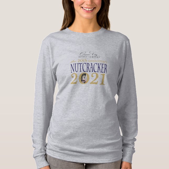 T-shirt tee à manches longues pour femmes (Devant)