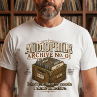 Tee Audiophile Archive n° 01 Vinyle