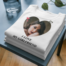 Tee Cadeau Romantique - J'AIME MA CHEMINÉE PETITE