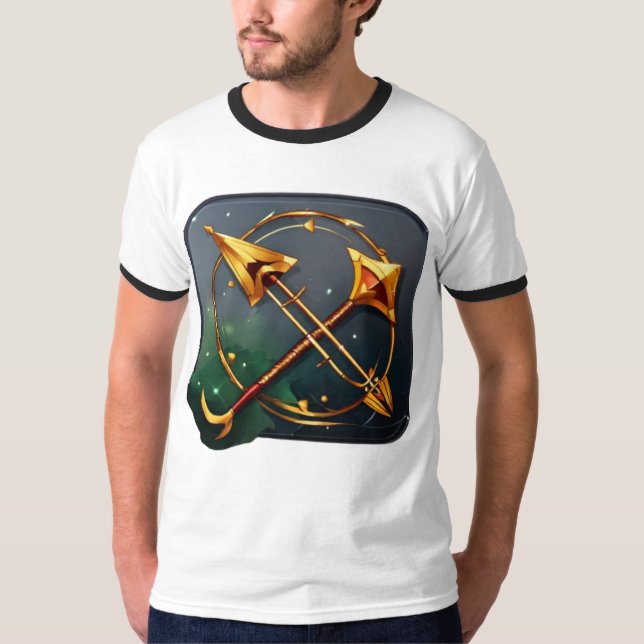 T-shirt Tee cible : Précision dans le style (Devant)