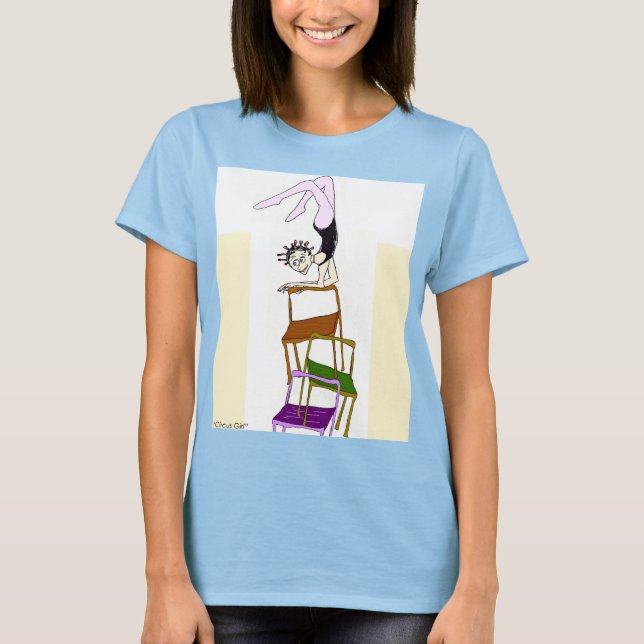 T-shirt Tee Circus Girl (Devant)