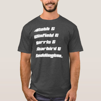 T-shirt Tee de famille personnalisée - texte clair sur tei