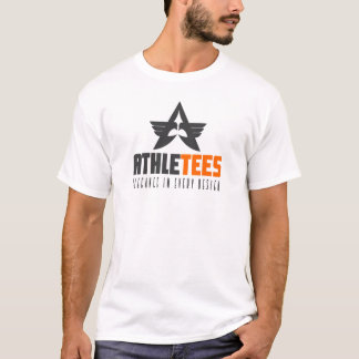 T-shirt Tee de logo des athlètes avec une touche élégante