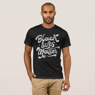 T-shirt Tee de message Retro BLM - Gras et puissant