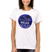 tee de vacances personnalisable en famille de palm