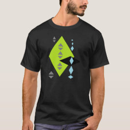 T-shirt Tee d'impression diamant futuriste