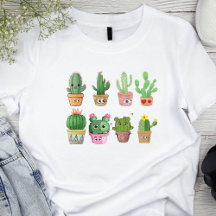 Tee d'impression plus cactus