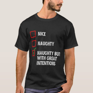T-shirt Tee drôle de liste vilain un vilain mais avec un g