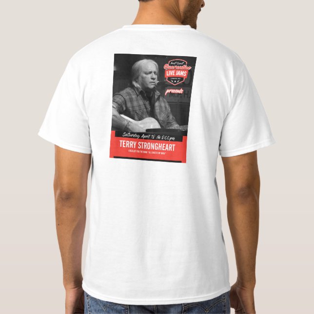 T-shirt Tee du fondateur - Terry Strongheart (Dos)