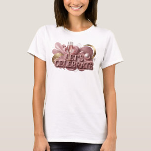 T-shirt Tee Dynamique Rouge LET'S CELEBRATE