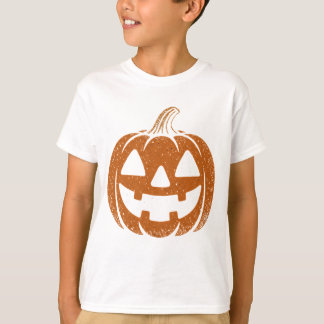 T-shirt Tee faciale Citrouille rétro - 90s Vibes d'Hallowe