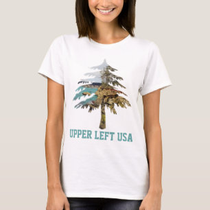 T-shirt Tee féminine personnalisée aux USA