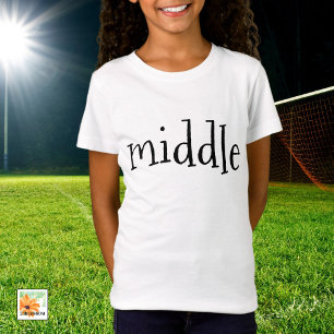T-Shirt tee fille faire-part jumelle