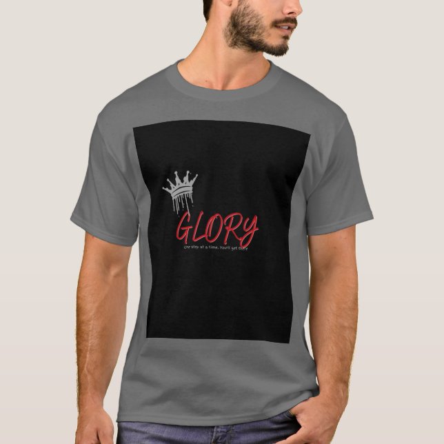 T-shirt Tee graphique avec Vibes de gloire (Devant)