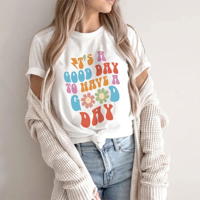 T-shirt Tee Graphique tendance, chemises drôles, Bonne Jou (Créateur téléchargé)