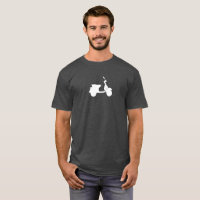 Tee homme Vespa - Chemise noire Vespa blanche