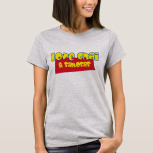 T-shirt Tee J'aime Chai Et Samosas - Drôle D'indiens Desi