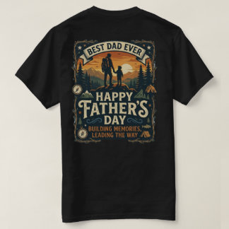 T-shirt Tee Joyeuse Fête des Pères Meilleur Papa de tous l