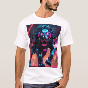 T-shirt Tee Lion Gravant : Embrassez Votre Côté Sauvage !