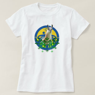 T-shirt Tee 'Llamas Take Maseena'