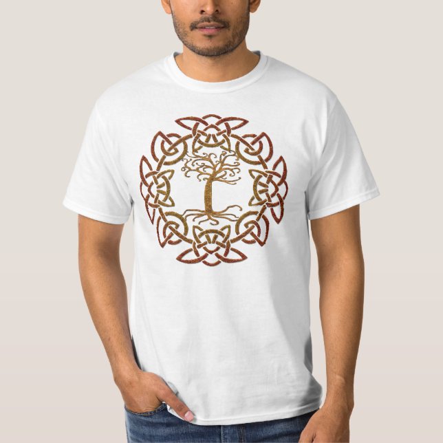 T-shirt Tee masculin de Celtic Circle Tree-Lover (Devant)