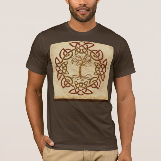 T-shirt Tee masculin de Celtic Circle Tree-Lover (Devant)