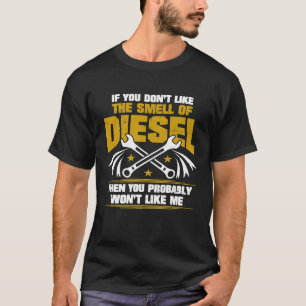 T-shirt Tee Mécanique Diesel Ne Ressemblent Pas À L'Odeur 