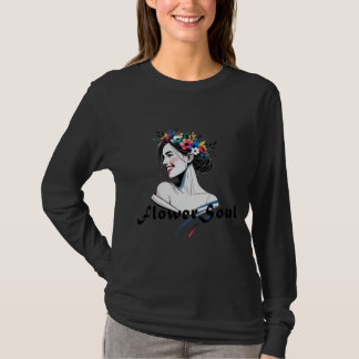 T-shirt 🌼 “Tee Muse Sourire Floral”