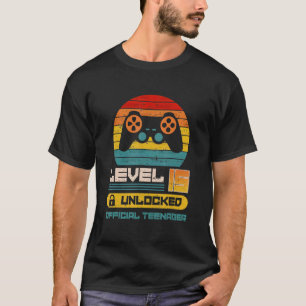T-shirt Tee officiel 15e anniversaire Garçons Niveau 15 Dé