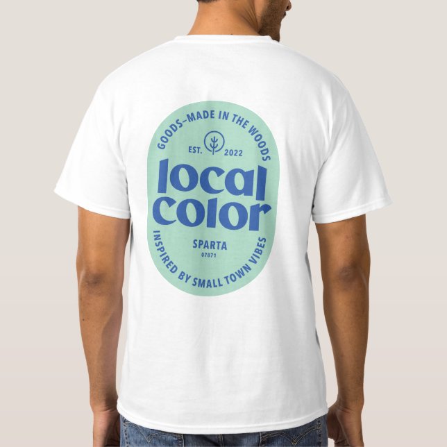 T-shirt Tee officielle couleur locale (Dos)
